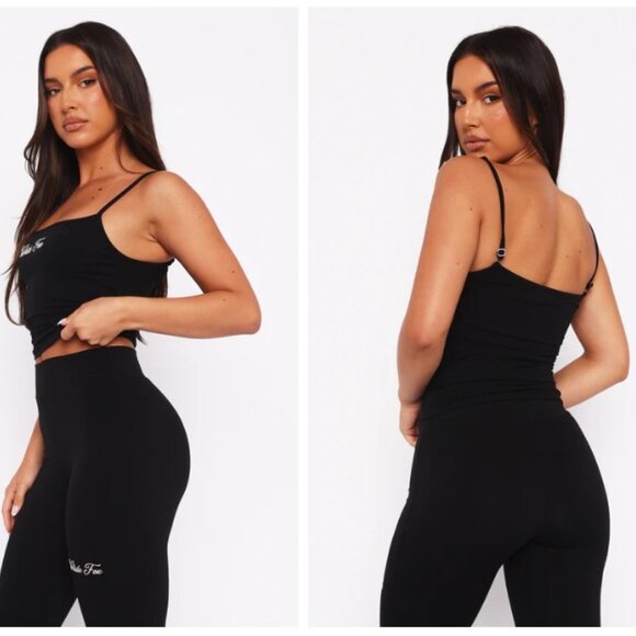 White Fox Season 7 Flare Pants Jet - Picture 1 of 1